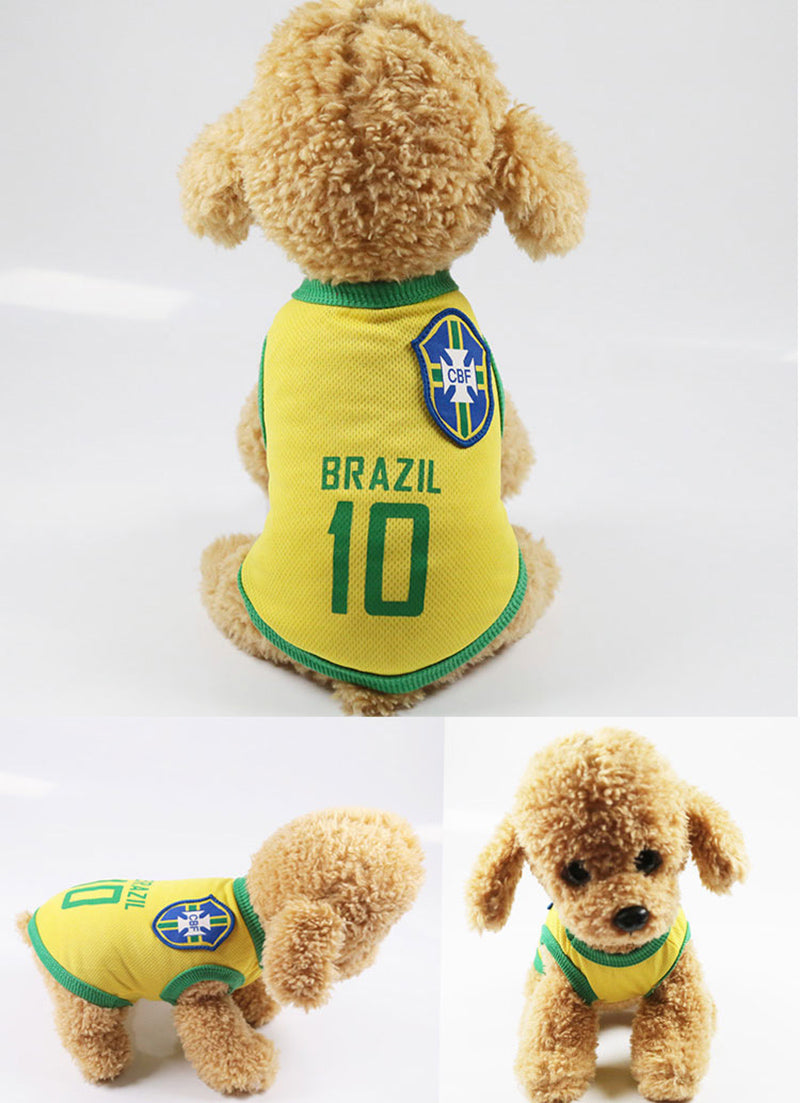 Camisa Cachorro Brasil - Copa do Mundo